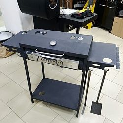 Мангал с крышкой