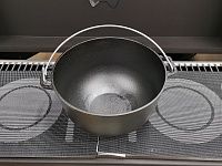 Казан походный 6л с чугунной крышкой 