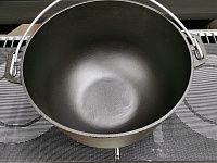 Казан походный 8л с чугунной крышкой 